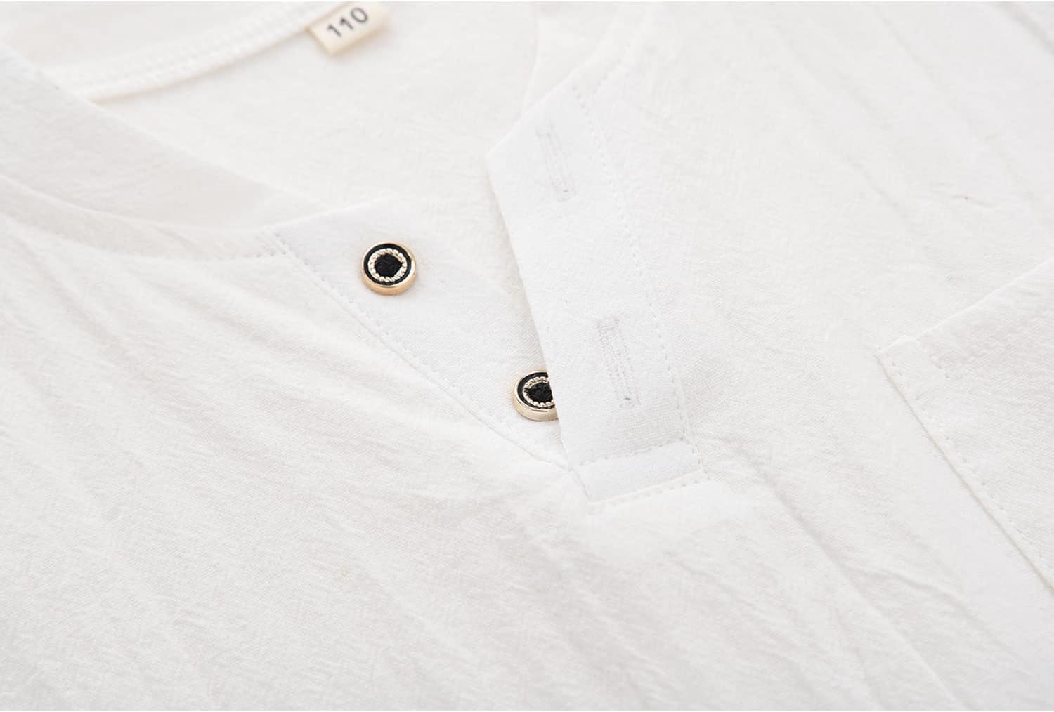 Boy's T-Shirt and Shorts Set Cotton Linen Summer Short Sleeve Children Two Pieces Clothing Pants Sets - Image 4