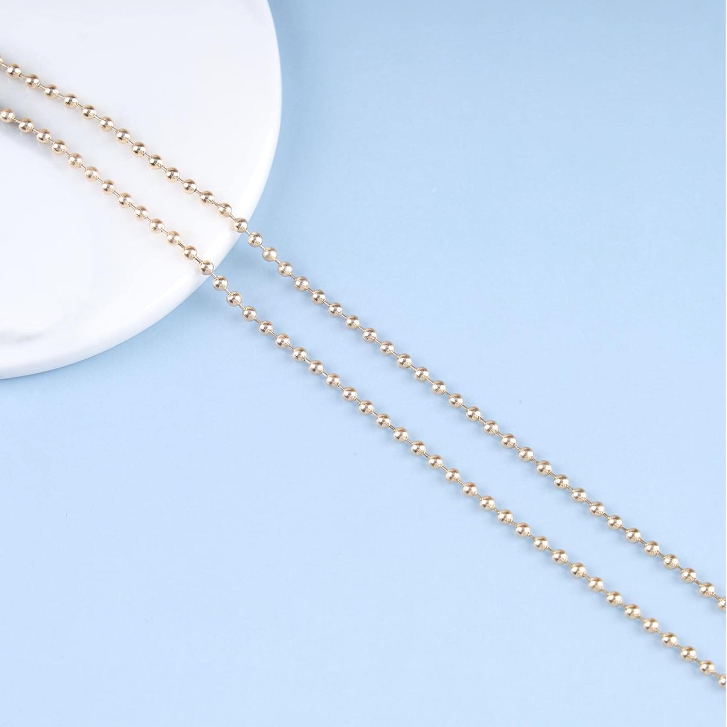 Boho Evil Eye Heart Necklace Enamel Black Eye Necklace Crystal Heart Pendant Necklace CZ Eye Choker Necklace Gold Ball Chain Necklace Jewelry for Women - Image 5