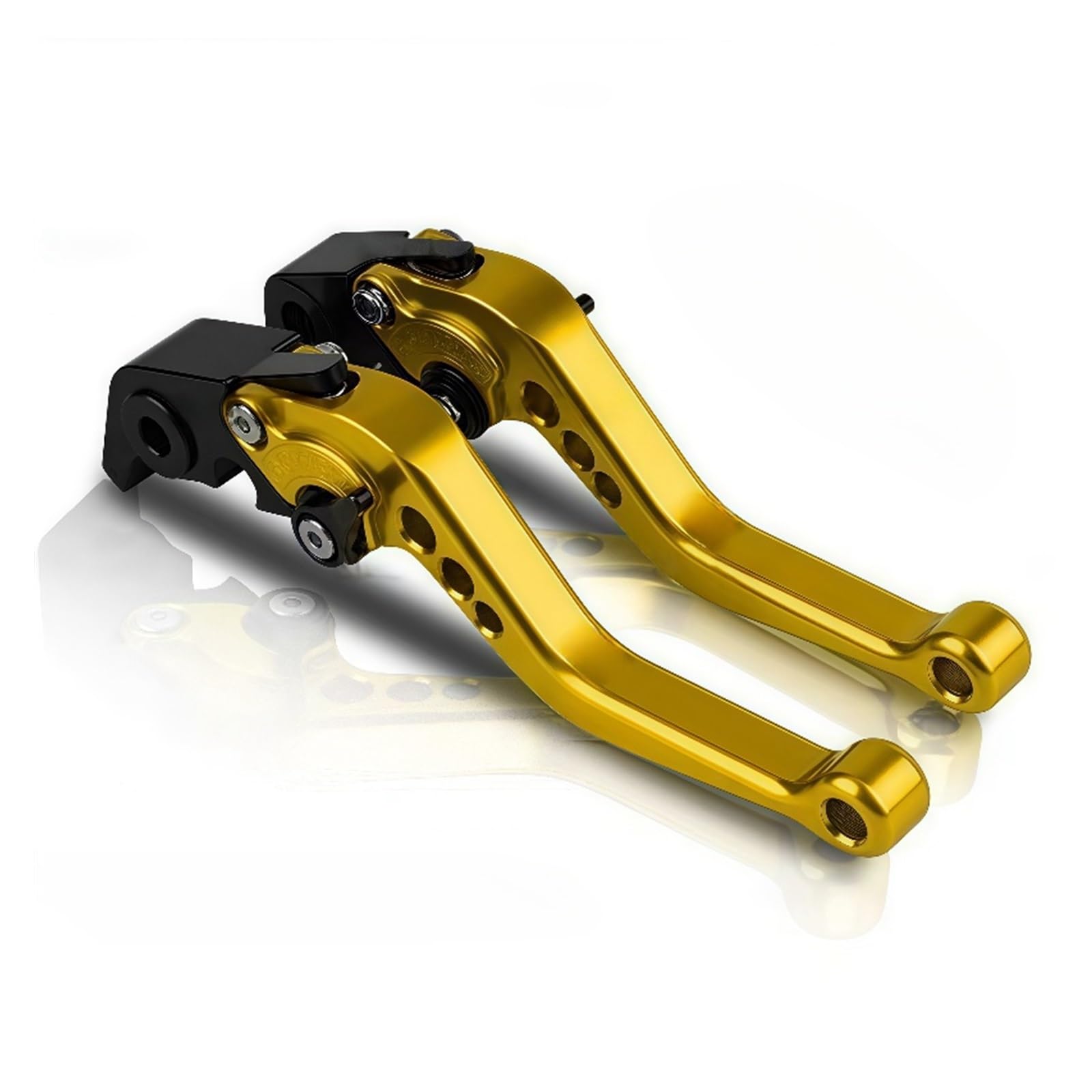 Mingbereit Golden Motorcycle Brake Lever Motorcycle Cnc Adjustable Brake Clutch Lever Handle For Suzuki For Gsxr600 1997 1998 1999 2000 2001 2002 2003 Clutch Lever(Golden)