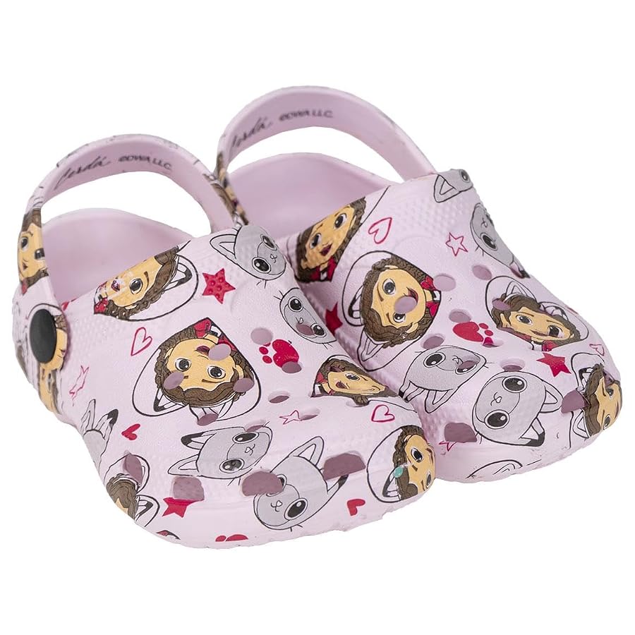 Sabots Gabby's Dollhouse Pour Fille - Rose, 100% EVA, Confortables Et Officiels
