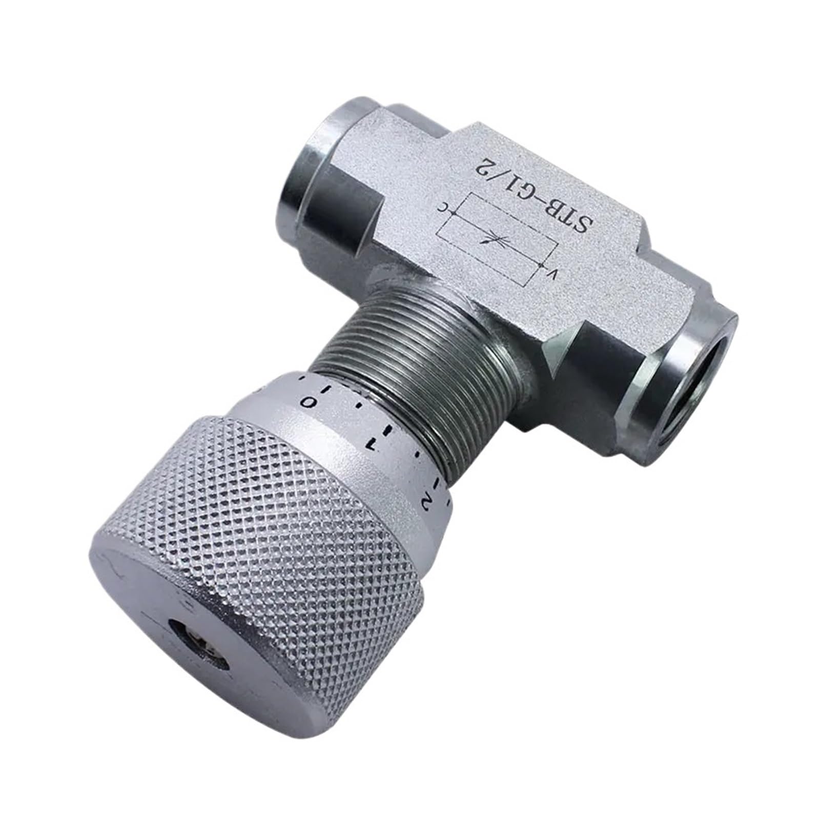 Vanne d'étranglement STB-G1/2 et vanne hydraulique à deux voies 4 points pour vérin
