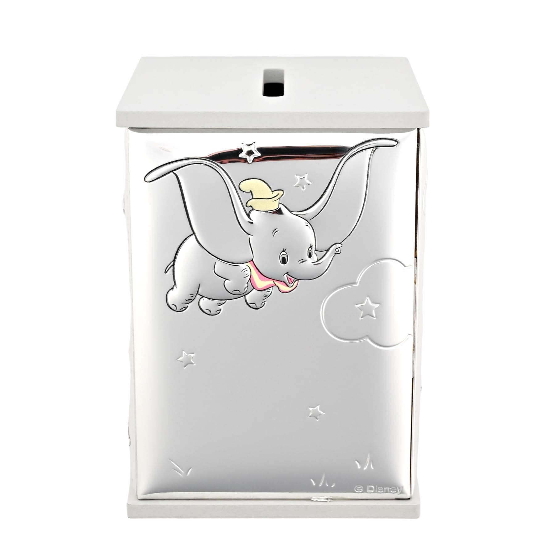 Disney, Dumbo, Real Silver Plated Money Savings Box, Made in Italy, Officially Licensed Disney Merchandise - Image 2