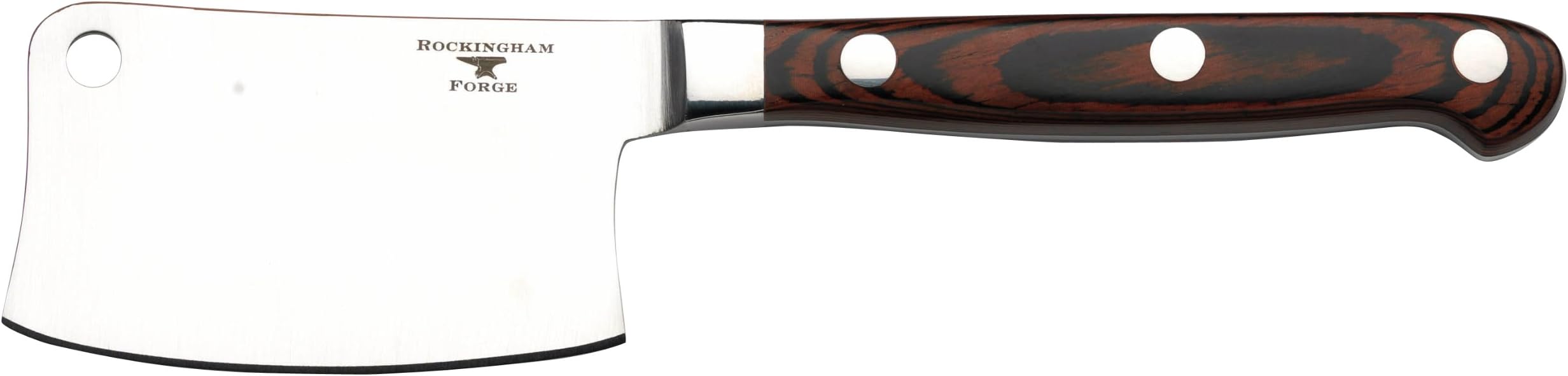 Rockingham Forge Cheese Cleaver with Riveted Rosewood Handle, Durable Cheese Cutter 18/10 Stainless Steel, Ultra Sharp Slicer for Hard Cheese