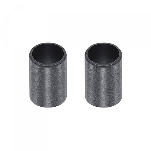 Miniatura 19 de uxcell Rodamientos de manga 0.394 in Diámetro 0.472 in OD 0.591 in Longitud POM Envueltos Bujes sin aceite Negro 2pcs