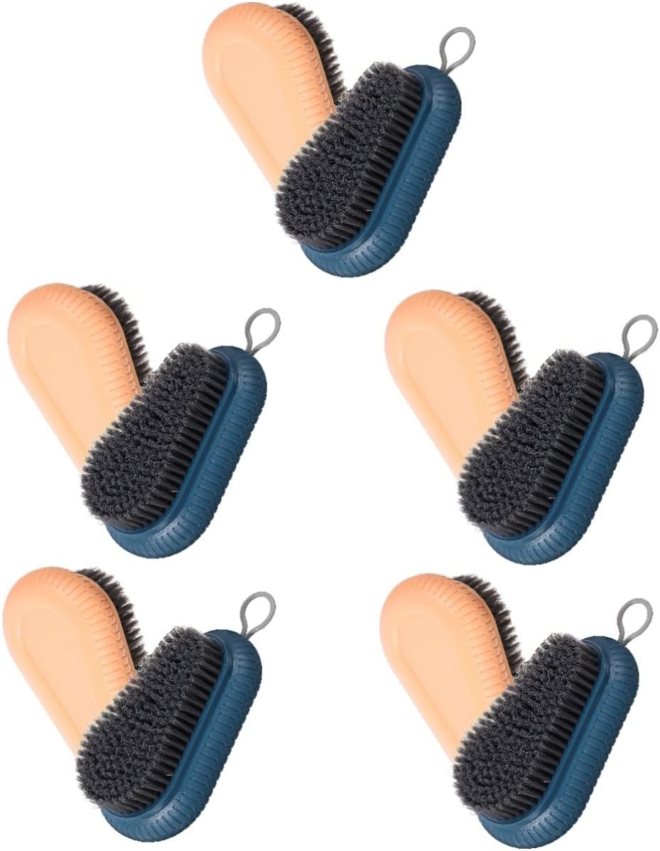 プラスチックソフトヘアランドリー 家庭用クリーニングブラシ ソフトブラシ ディッシュウォッシュブラシ 衣類ブラシ ソフトスクラブブラ