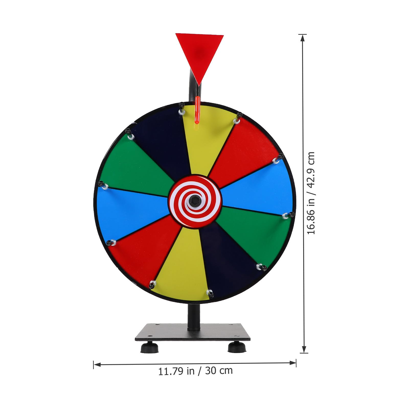 Roue de Prix Portable, Effaçable, Compacte, Acier Inoxydable, Plastique