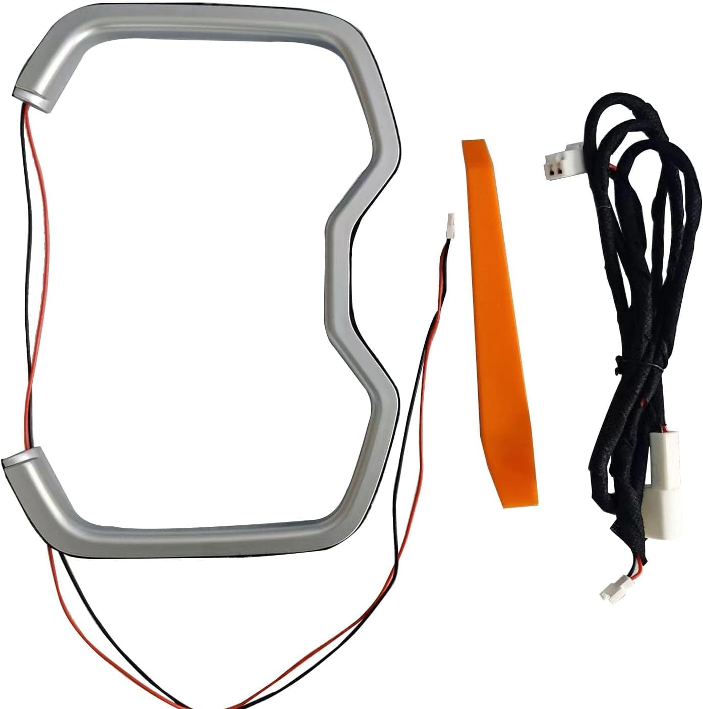 MXtrim for Toyota RAV4 2019 2020 2021 2022 2023 2024 Car Accessories LED Light Interior Water Cup Holder Decoration Lamp Cover Trim 1pcs