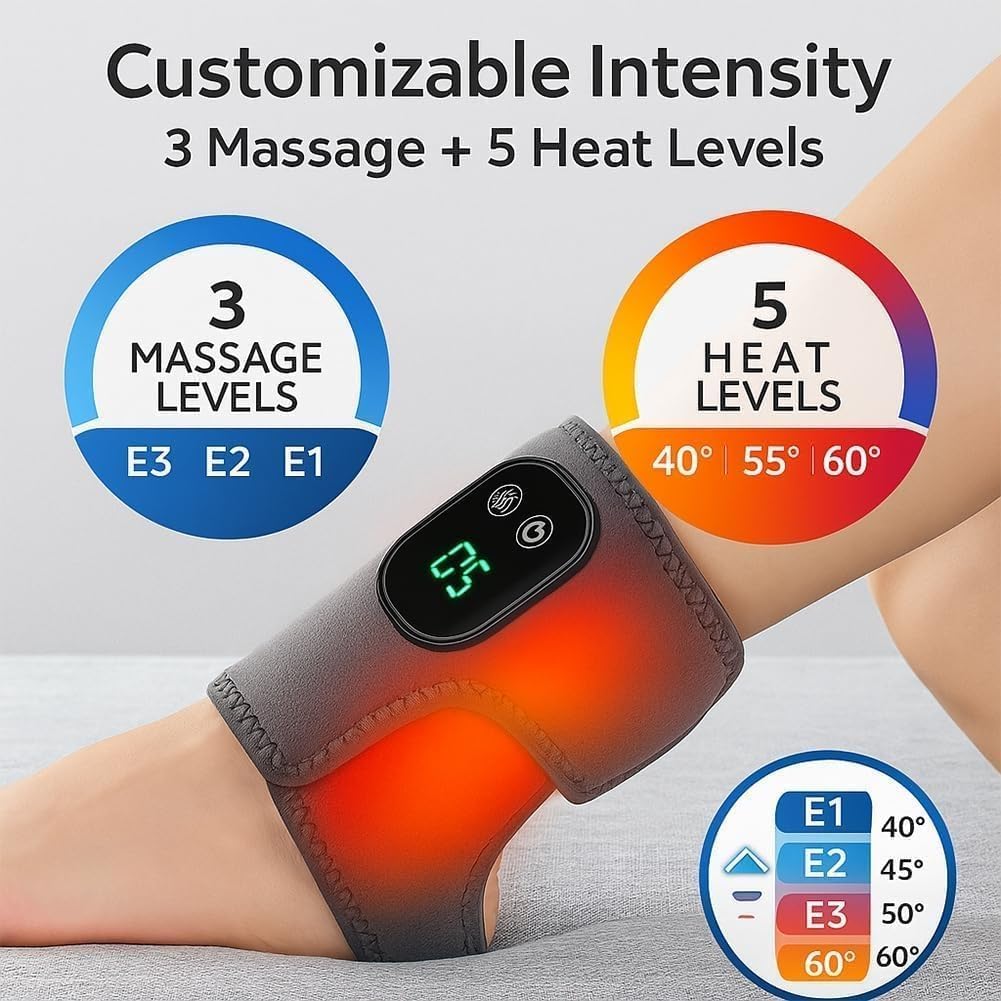 EEOO Foot Massager, Portable Foot Renew Triple Method Massager Customizable Massage, Wireless Feet Massagers for Neuropathy for Home/Office/Travel