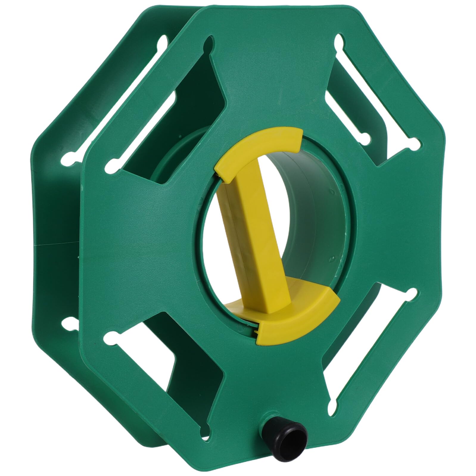 Beavorty Avvolgicavo Portatile con Maniglia Girevole, Organizer di Cavi Elettrici Resistente e Compatto, Bobina Vuota per Gestione Cavi di Alimentazione per Casa, Garage e Campeggio, Verde