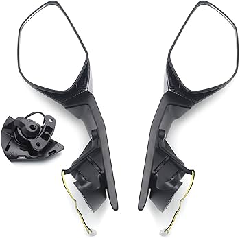 Amazon | HASkulle バックミラー LED ウィンカー付き Kawasaki Ninja