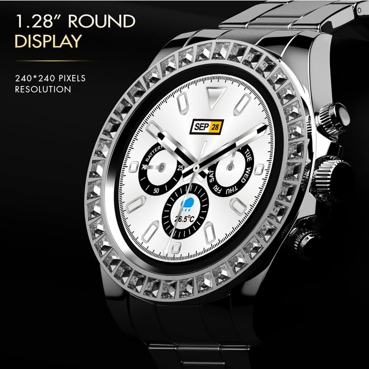 Image of Fire-Boltt Blizzard Ultra 32.5(1.28 inch) Display with Rotating Crown Smartwatch