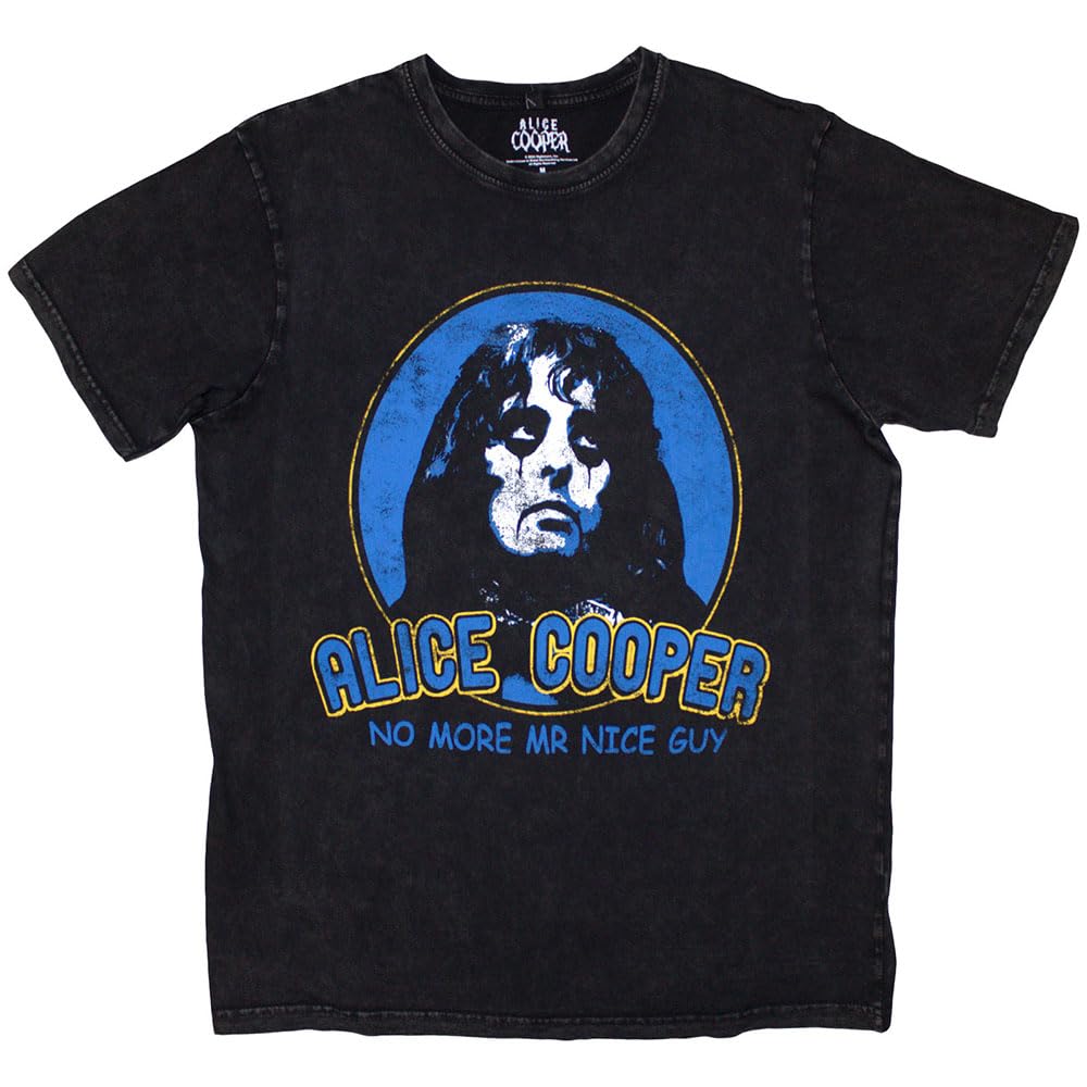 Alice Cooper No More Mr Nice Guy Limited Edition 999 Only Premium Wash T Shirt XXL Black