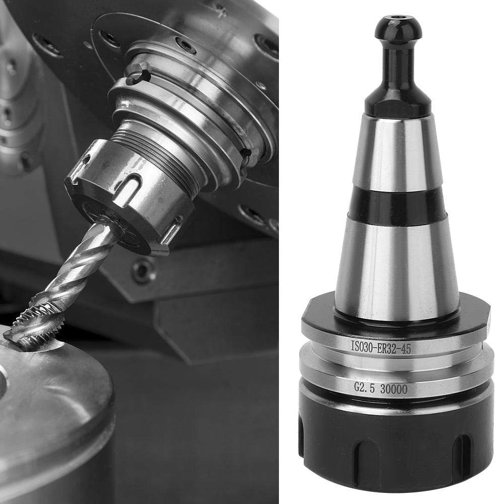 ISO30 ER32 Mandrin de serrage d'équilibrage, Mandrin à pince équilibré en acier inoxydable G2.5 30000 tr/min Porte-outil pour tour à fraisage CNC