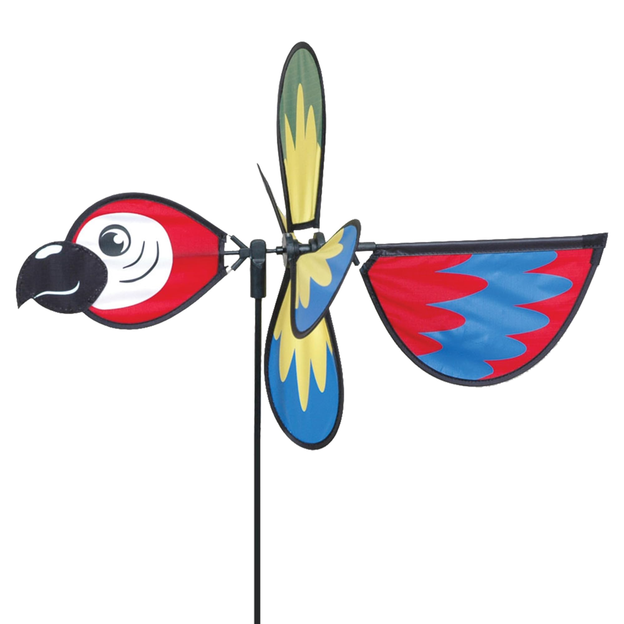 Premier Kite PKGIPPAR Girouette Oiseau Perroquet, Multicolore, 43 x 32 x 70 cm
