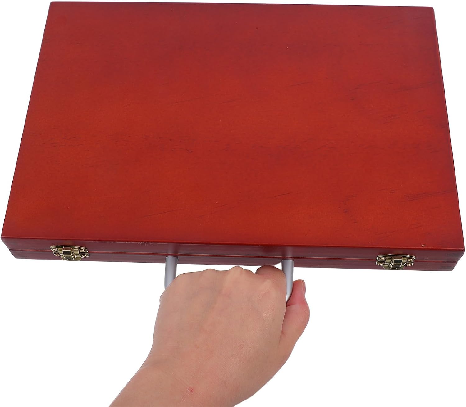 ADOCARN Portable Appearance Storage Art Lightweight Wooden Box Supply European Style Case and Elegant for Painting Artists and Students
