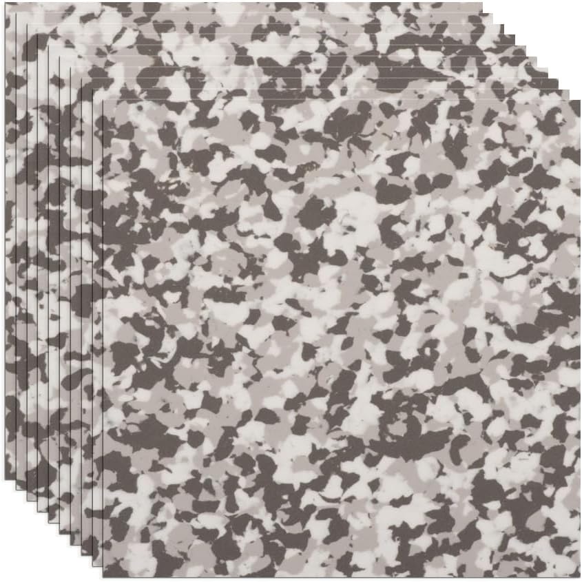 LotusDek 10 Pack of 10 Inch Squares GD150 3mm - 10"x10" High Density Foam 130 kg/m3 for Cosplay, Costumes, Crafts - Olive Green - Olive Green