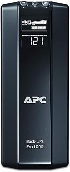 APC Back-UPS Pro 1000VA UPS Battery Backup & Surge Protector BR1000G, Tower