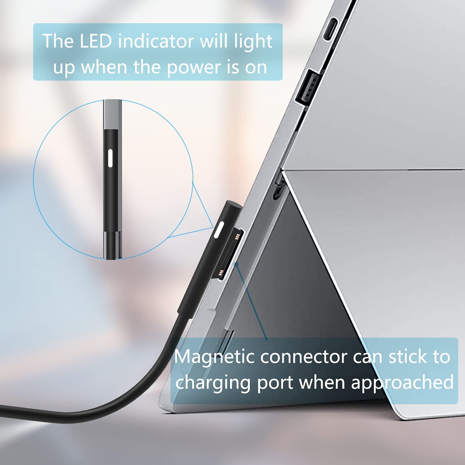 Amazon.co.jp: Surface Pro 充電器 Laptopサーフェス 充電器 65W