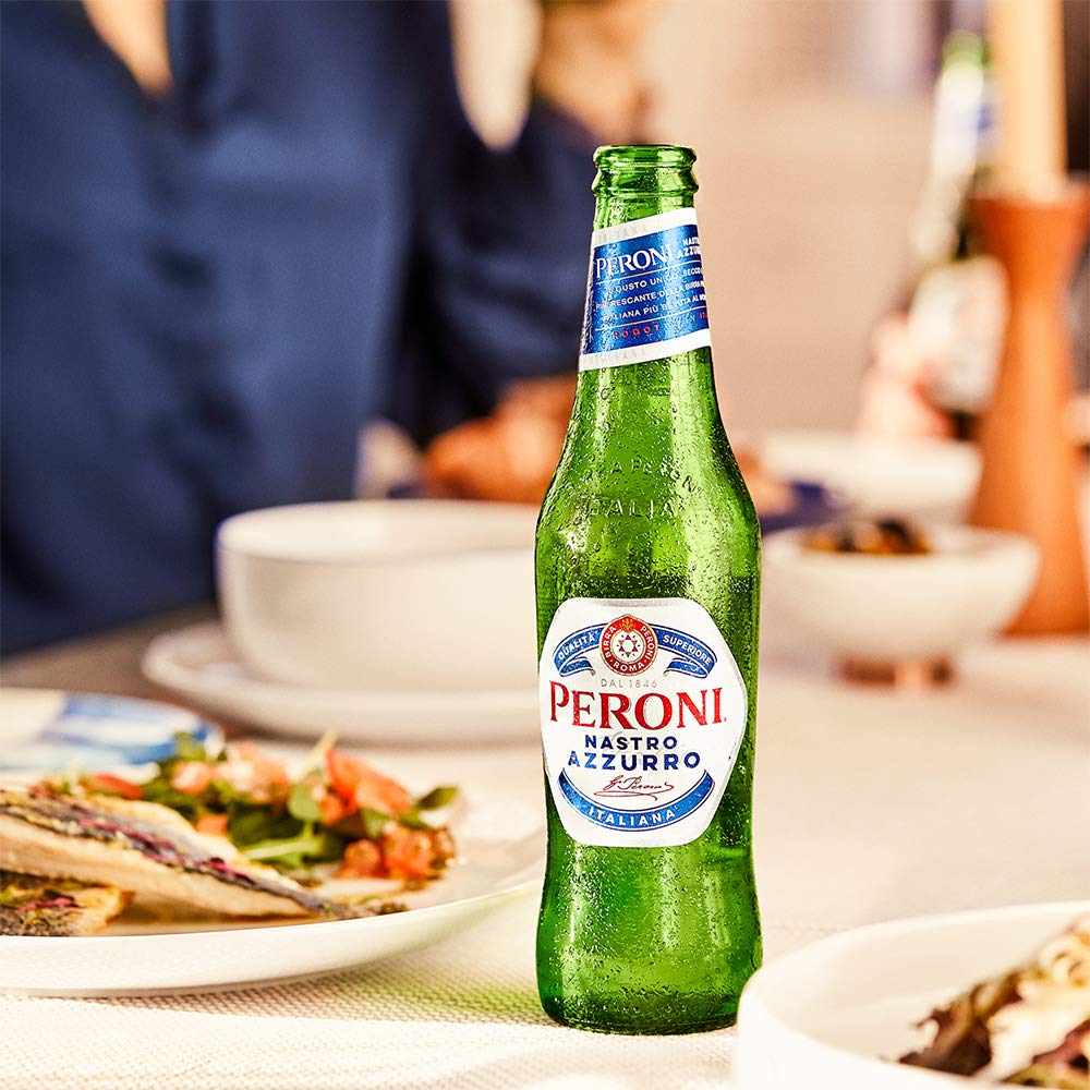 ペローニ Peroni Nastro Azzurro Italy 330ml x 24 bottles India | Ubuy