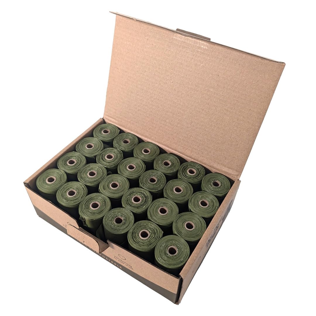 PowAir Large Pet Poop Bags - 360 Biodegradable Bags - Extra Thick, Leak-Proof, Eco-Friendly Dog Waste Bags - Vanilla Scented - Image 2