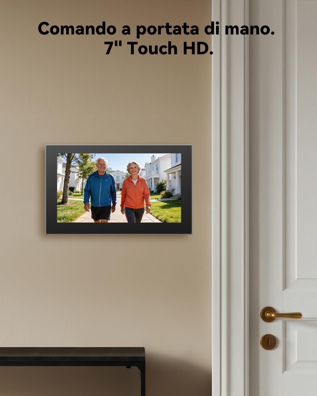 Videocitofono IP PoE con Schermo a Colori da 7" HD, 3K 5MP ili, Rilevamento Umano/Veicoli, Audio Bidirezionale, Visione Notturna, VDP7 - VO1-5M0A/VH1-7A0A