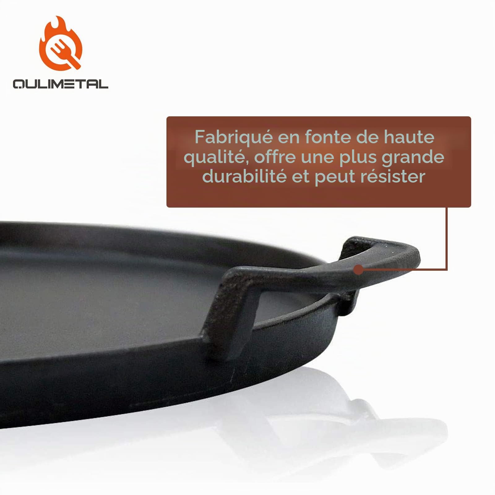 Ronde Plaque de Cuisson 7421 diamètre 30,9 cm pour Grils à Charbon 57cm, Gourmet BBQ System, Weber One-Touch, Fonte à Grillades pièce de Rechange