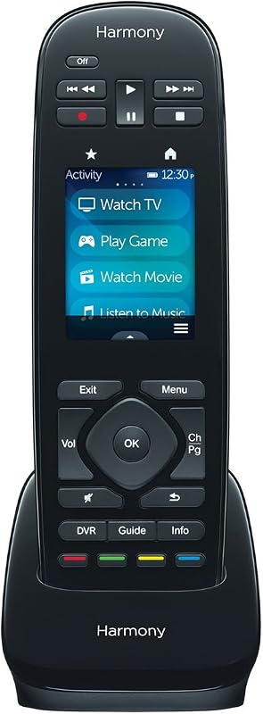 Logitech Harmony Ultimate One 2.4in Touchscreen Universal Remote for 15 Devices (Renewed)