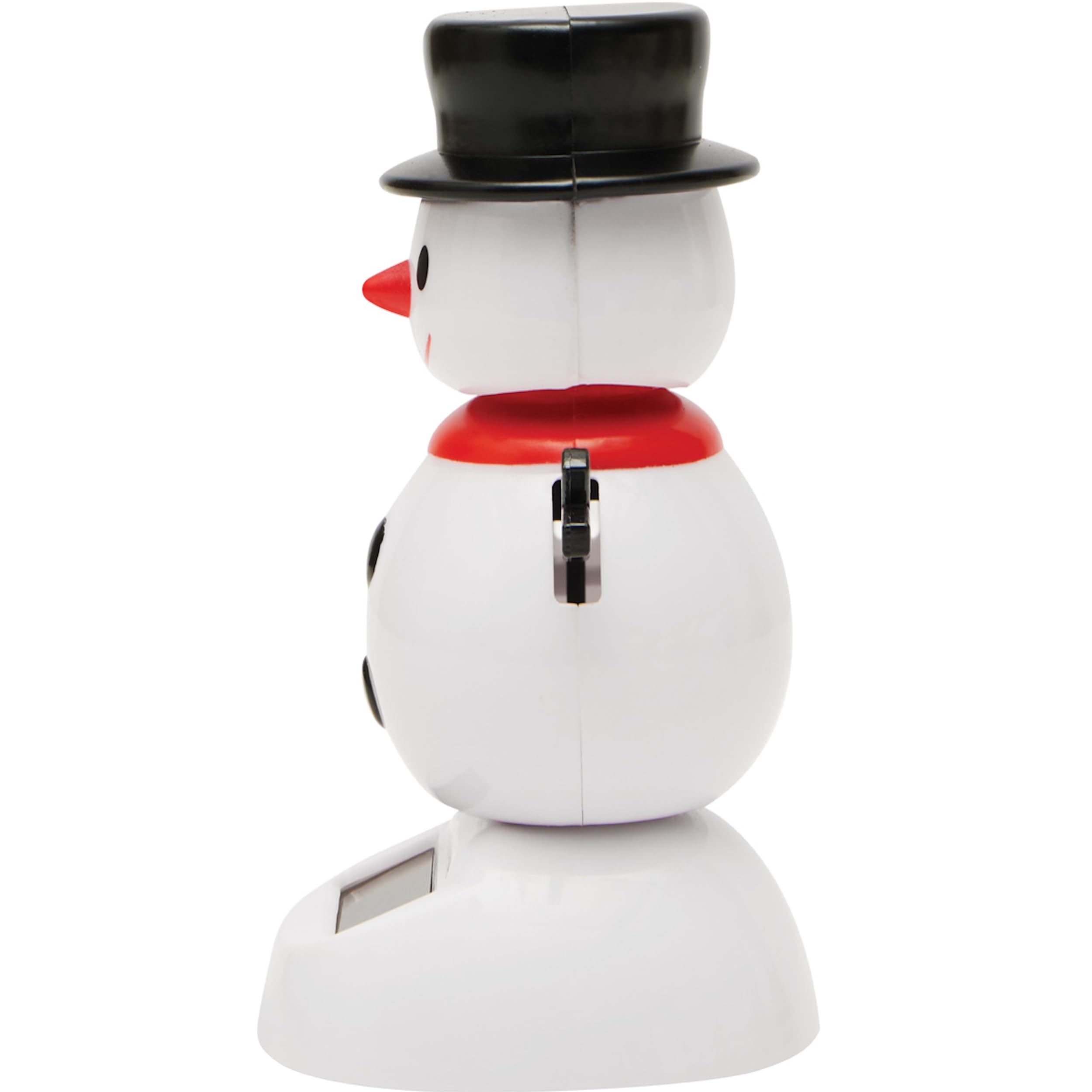 3ER SET WEIHNACHTLICHE SOLAR-WACKELFIGUREN – Weihnachtsmann, Christkind & Schneemann | Dekorative Figuren mit Solar-Wackelmechanik | Weihnachtsdeko für Auto, Büro & Zuhause | ca. 6 × 6,8 × 10,2 cm