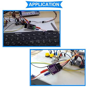 MAX31865 PT100 / PT1000 RTD Temperature Thermocouple Sensor Amplifier Board 3.3/5V Temperature Detector Module for Arduino with -50 to 200 ℃ 0.5m/1.6ft 3 Wires PT100 RTD Sensor Probe