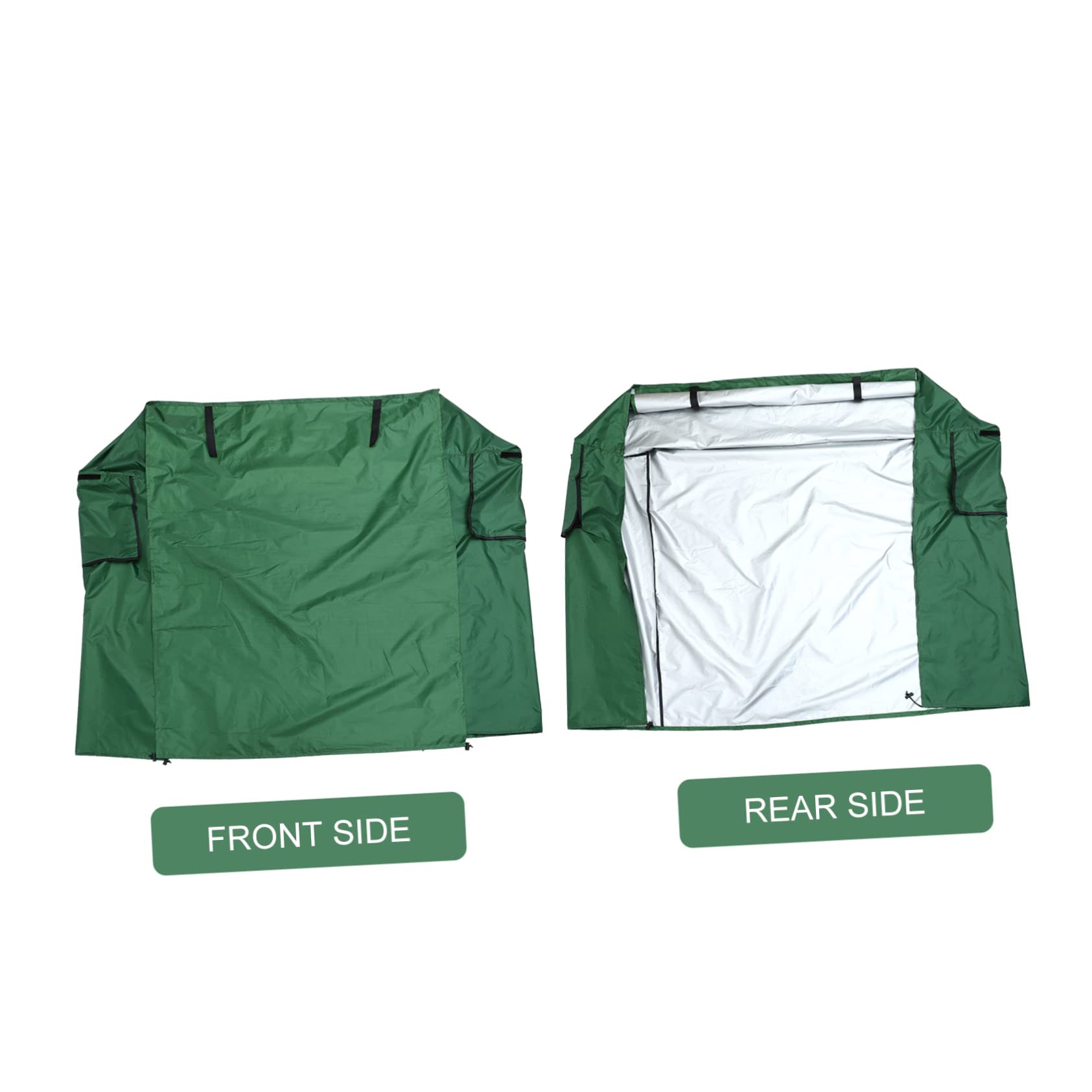 Vogelkäfigabdeckung für Draußen, Regenschutz aus Polyester, Grün