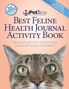 Best Feline Health Journal Activity Book Track and Plan for a Healthy Life