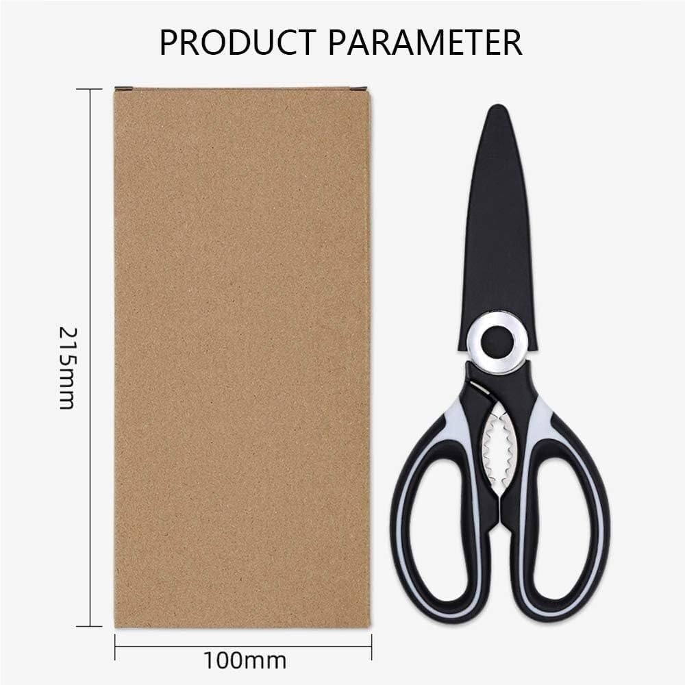 Kitchen Scissors, Heavy-duty Multi-functional, Ultra-sharp Blades, Stainless Steel Powerful Chicken Bone Shears