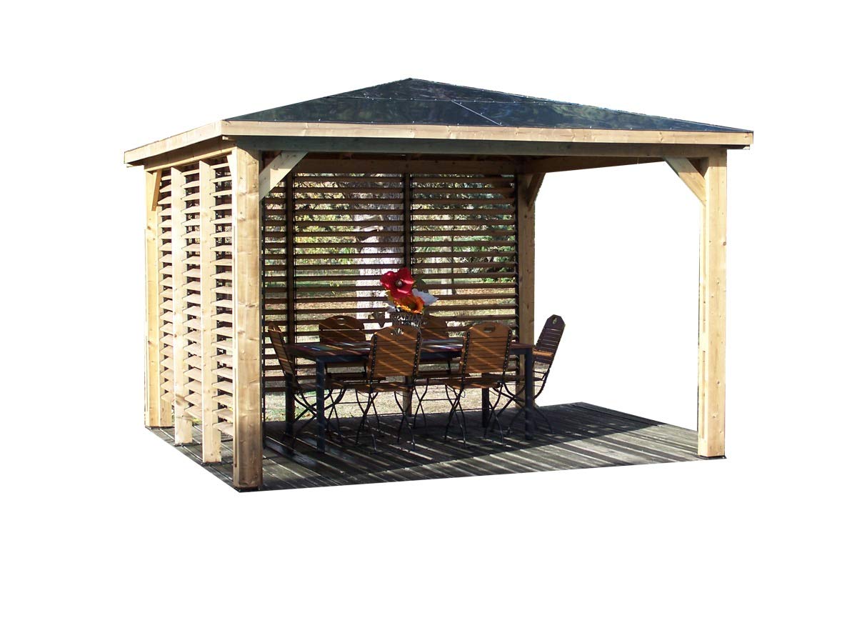 Abri De Piscine 14,36 M² Bois - THB 3535.VV