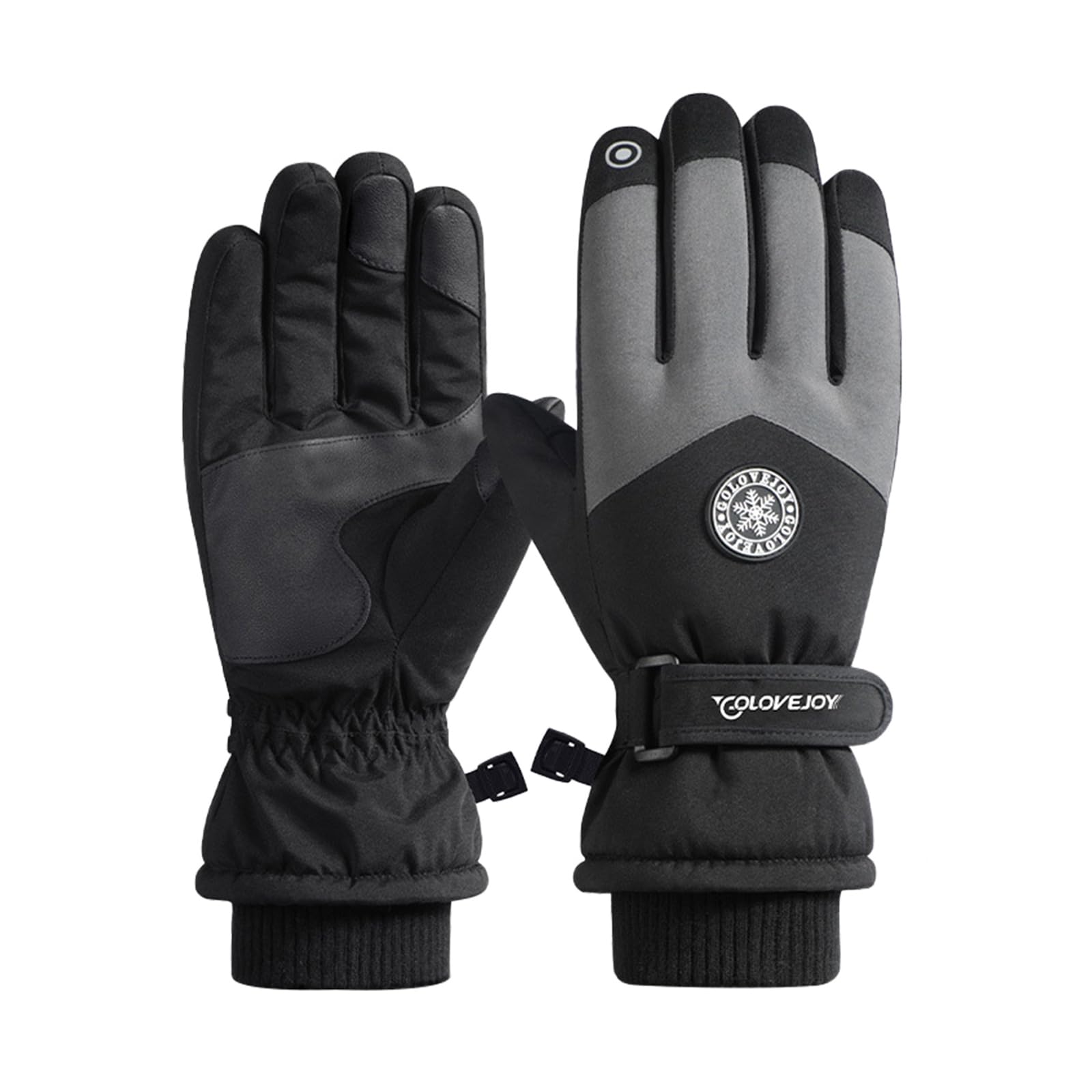 Guanti Da Sci Vihir Impermeabili - Uomo/Donna, Touchscreen, 3M Thinsulate, Antiscivolo, Per Sport Invernali - Foto 10