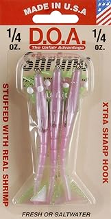 DOA FSH3-3P/401 Shrimp, 1/4 oz (3 Count)