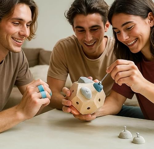 SHENSENCHAO 3D Rock Climbing Training Ball, Creating Strength and Precision, Finger Strength Rock Climbing Training Ball, simulating Rock Climbing, Rock Climbing, is a Gift for Climbers