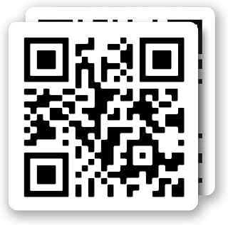 GELID Fuck Off QR Code Sticker 2-Pack - Funny Sarcastic Prank Decal, 3.5x3.5" Waterproof Vinyl for Laptops, Water Bottles - Made in USA