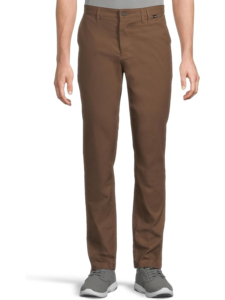 Brown Hurley Icon Straight Pants
