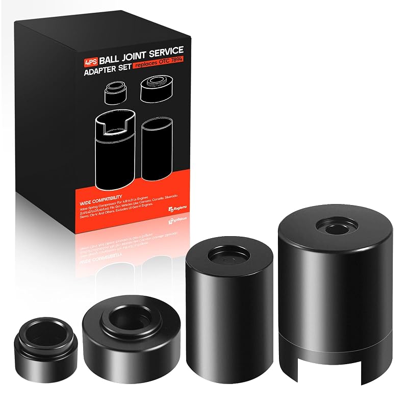 Kit com 4 Adaptadores para Prensa de Pivôs de Suspensão Rogierra XM900-1L para Jeep e Dodge