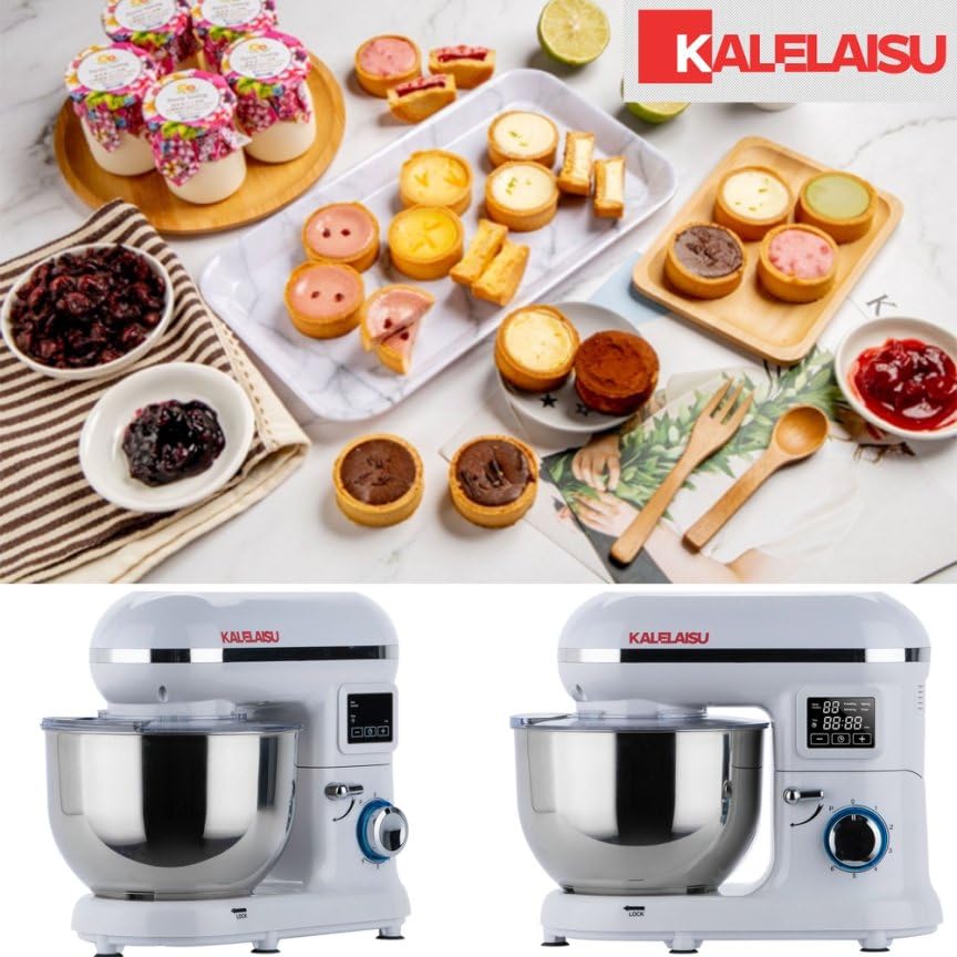 美品　スタンドミキサー ３種類アタッチメント KALELAISU Amazon | KALELAISU スタンドミキサー 業務用ミキサー 5.5L大
