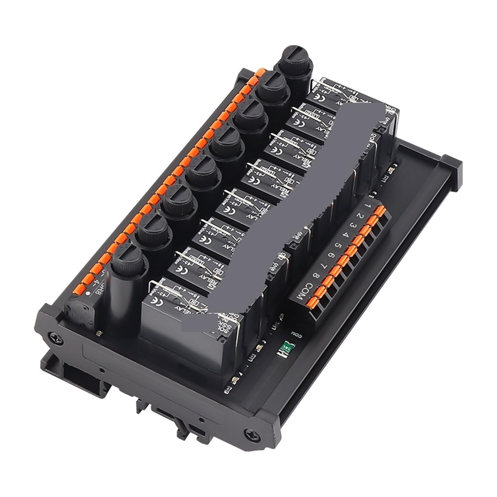 Módulo de relé de estado sólido de 5 a 24 V CC, control CA/CC, 220 V, corriente constante de voltaje amplio sin contacto (tornillo 10 A de 4 vías)