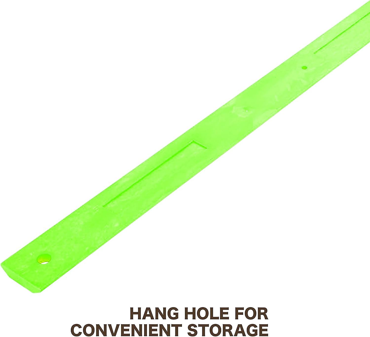 Mayes 10744 Polystyrene Level Ruler 48", Precision Measuring and Leveling Tool, Plumb and Level Vials with SAE and Center-Finding Scale, for Framing, Hanging, 4ft Level Made in the USA