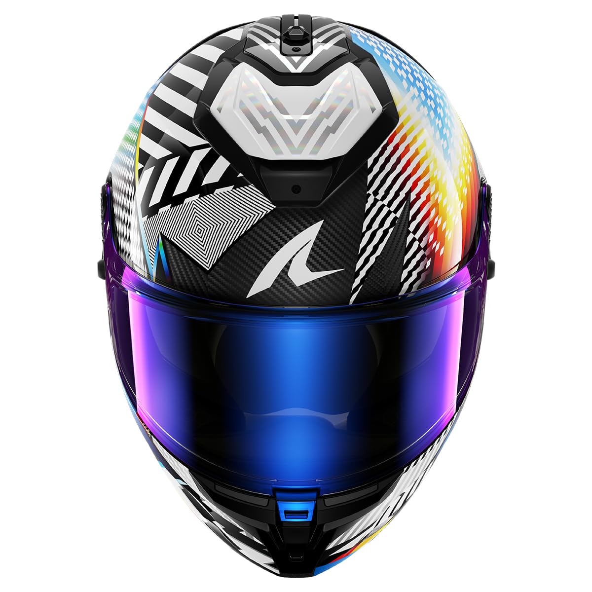 SHARK, Casco Moto Integrale SPARTAN GT PRO CARBON STHYR Carbon White Chrom DWU, M