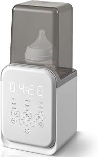 Bottle Warmer, 10-in-1 Fast Baby Bottle Warmer for Breastmilk & Formula, Baby Milk Warmer with Smart Temp Control and Night Light, Bottle Warmers for All Bottles