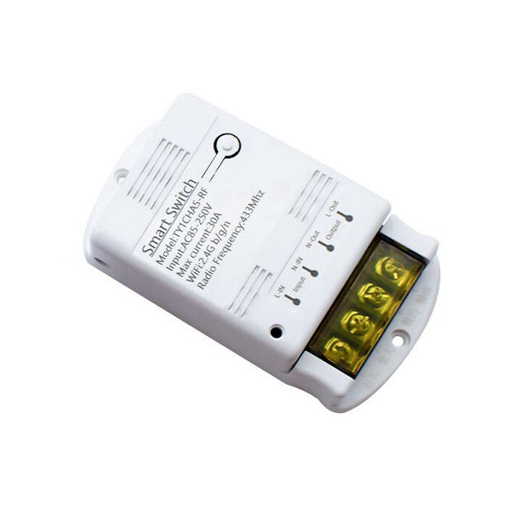 3X Tuya Wifi 30A Módulo de Relé 85-250V Interruptor Inteligente DIY 433MHZ Controlador APP Voice Relay Timer Control Remoto