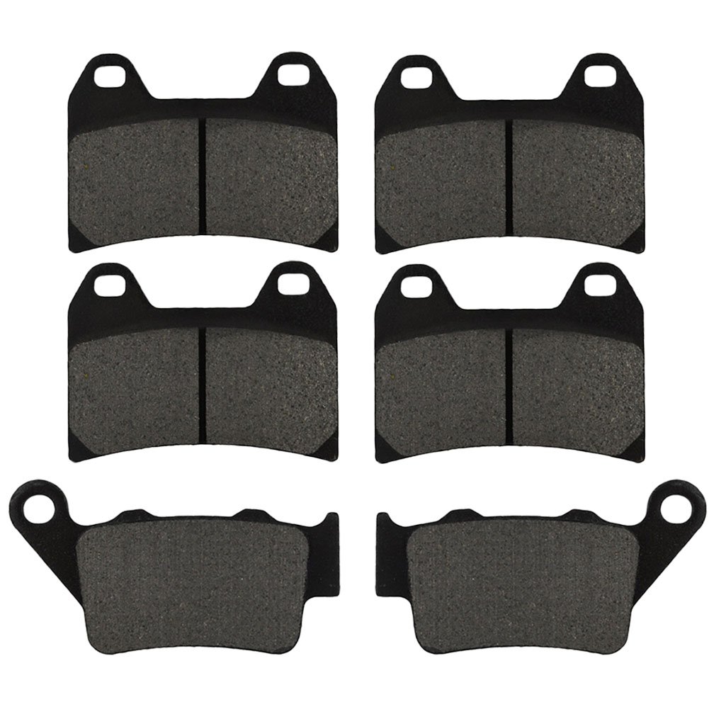 AHL-Kit Motocicleta Pastillas de freno para F800 S/ST 2006-2008/F 800 R 2009-2014/F 800 GT 2013-2016(Semi metal)