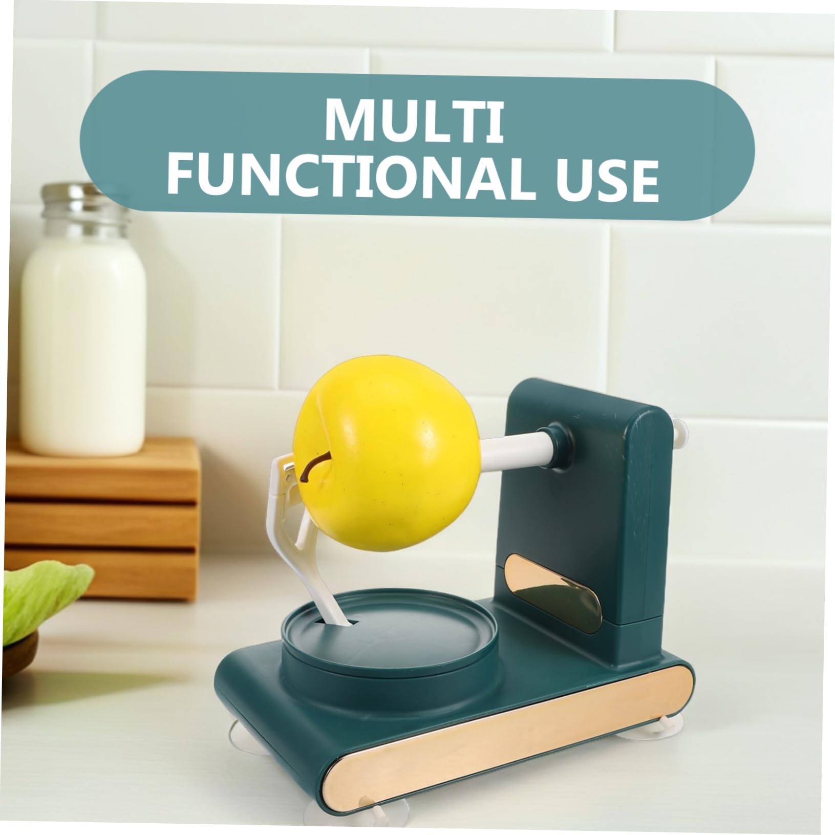 Pelador Manual Multifuncional de Frutas y Verduras Manivela