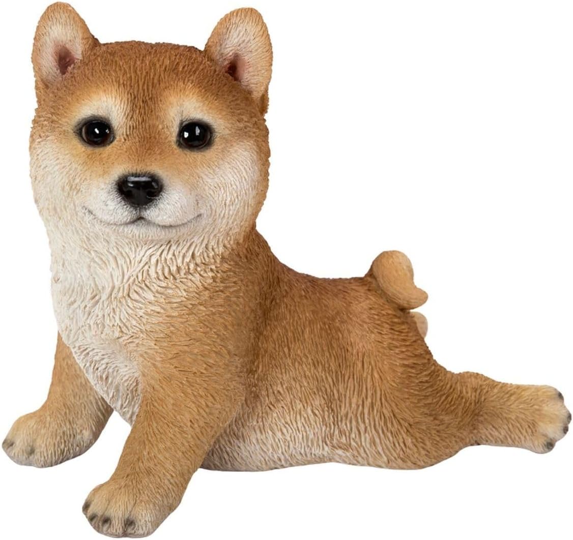 Uvia Stretch Shiba Inu H20181 1/2 x 5.7 inches (17 x 10.5 x 14.5 cm) Doll Figurine Figurine Animal Garden Decoration Dog Dog