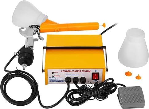 Mini Paint Sprayers, 2 Gears Electrostatic Spraying Machine, 10-15Psi Portable Powder Coating Gun, Sheet Metal Shell Spraying Equipment Kits
