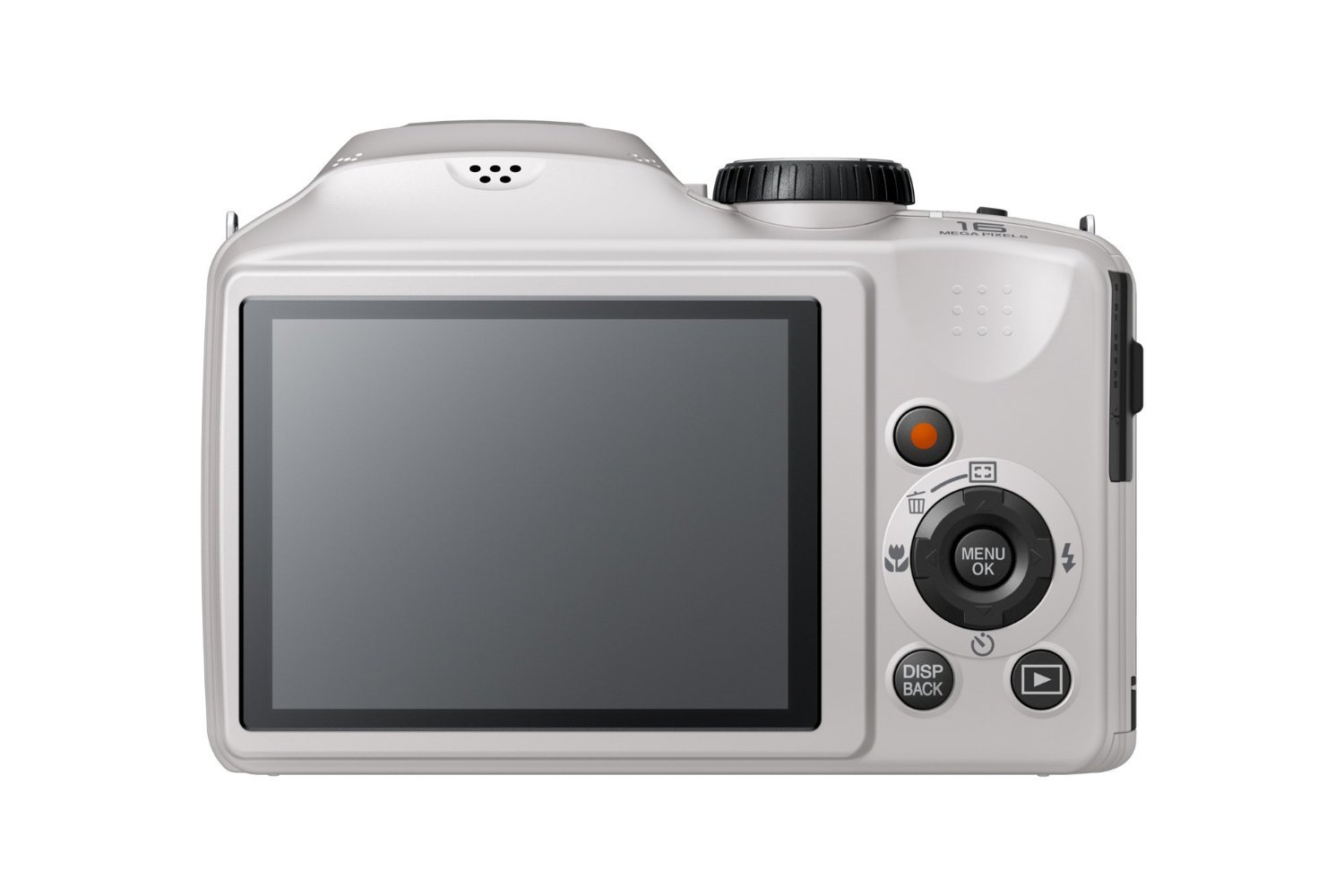 Fuji FinePix S4800 Compact Digital Camera - White (16 MP, 30x